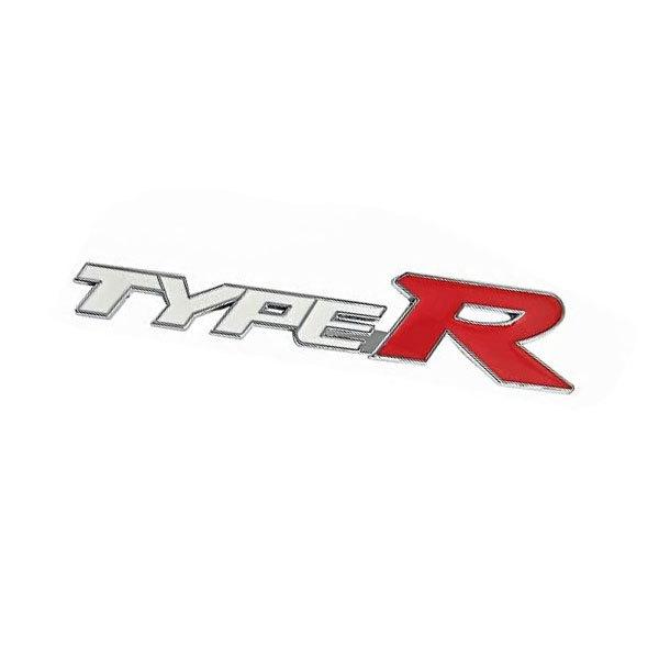 エンブレム 車 ステッカー Type R パーツ カー用品 3d アクセサリー ロゴ マーク バックドア 色ホワイト レッド 外装 送料無料 Type R Sticker Wr Shopスマイル 通販 Yahoo ショッピング