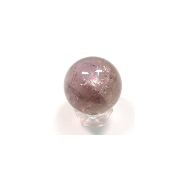 アメジスト(紫水晶) 丸玉 台座付き 直径 約56mm