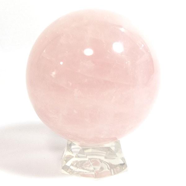 ローズクォーツ紅水晶丸玉 ローズクォーツ 丸玉 紅水晶 販売 | 天然石専門店 【鬮石】