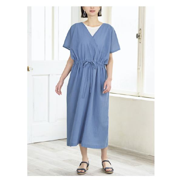 カシュクール風ワンピース（SB-0082） 型紙 フリーサイズ 【ブティック