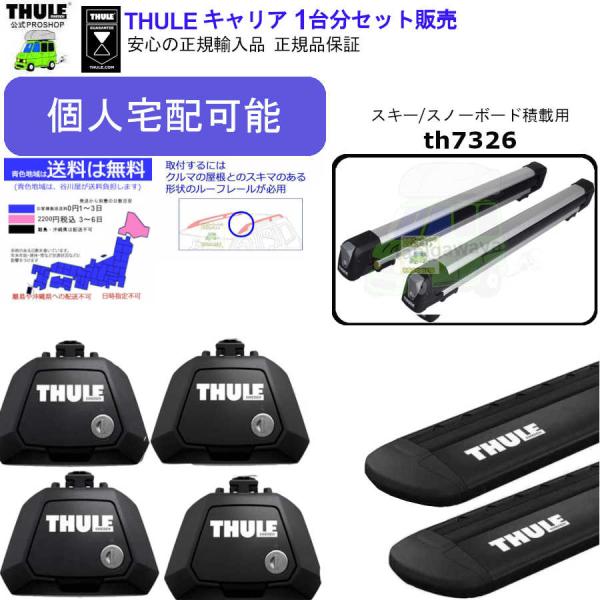 THULE（スーリー） □□個人宅配送OK商品 キャリアset CITROEN ZX
