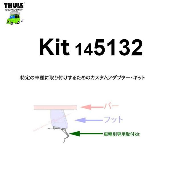 THULE 車種別取付 kit5132 ( kit145132 ) | 鈴鹿から出荷 THULE認定プロショップの有限会社谷川屋