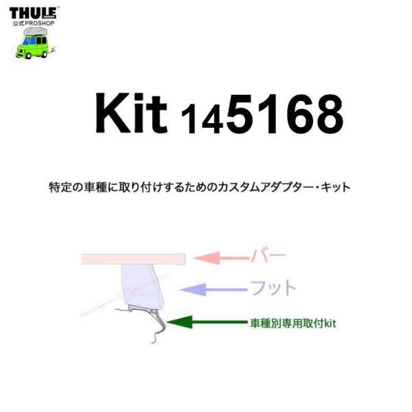 THULE 車種別取付 kit5168 ( kit145168 ) | 鈴鹿から出荷 THULE認定プロショップの有限会社谷川屋