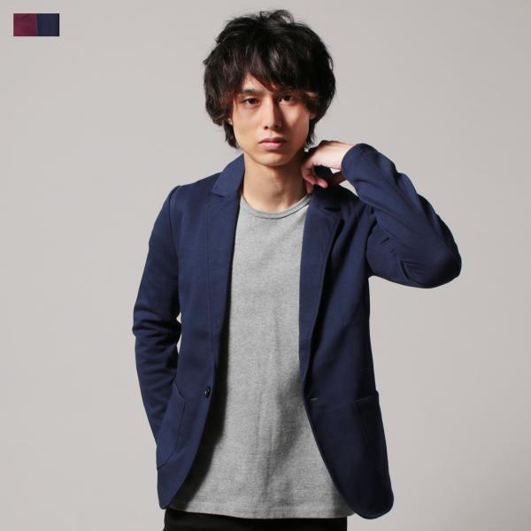 テーラードジャケット メンズ 秋 冬 春 TC カット地 長袖 伸縮性