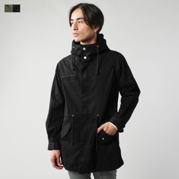 モッズコート メンズ コットンツイル ミリタリーコート : SPUTNICKS