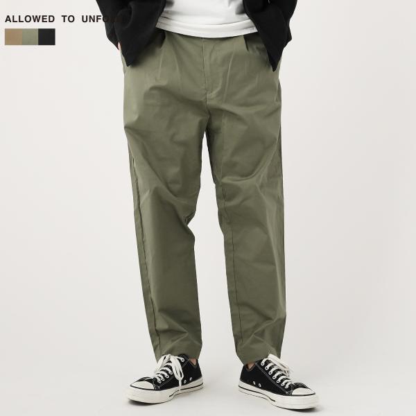 パンツ メンズ 涼しい タック テーパード : SPUTNICKS スプートニクス