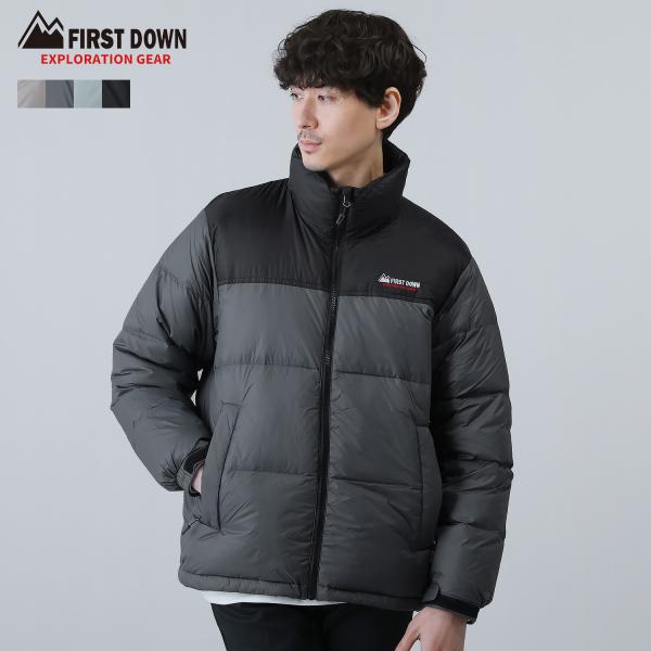 FIRST DOWN EXPLORATION GEAR ダウン ジャケット メンズ 冬 エコダウン