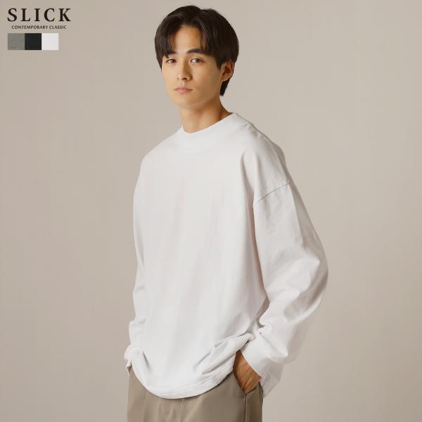 SLICK（スリック） カットソー プルオーバー トップス メンズ 長袖