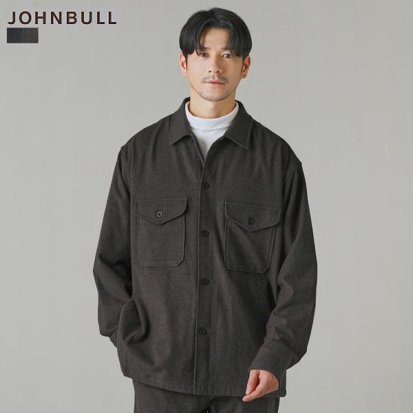【セットアップ対応】 シャツ レギュラーカラー CPOシャツ トップス メンズ 秋 秋服 冬 冬服 吸湿発熱 プレスウォーム ストレッチ 長袖 JM243S07