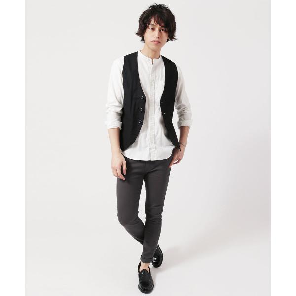 メンズ 春 夏 秋 ベスト メンズファッション 綿 麻 ストレッチ ジレ