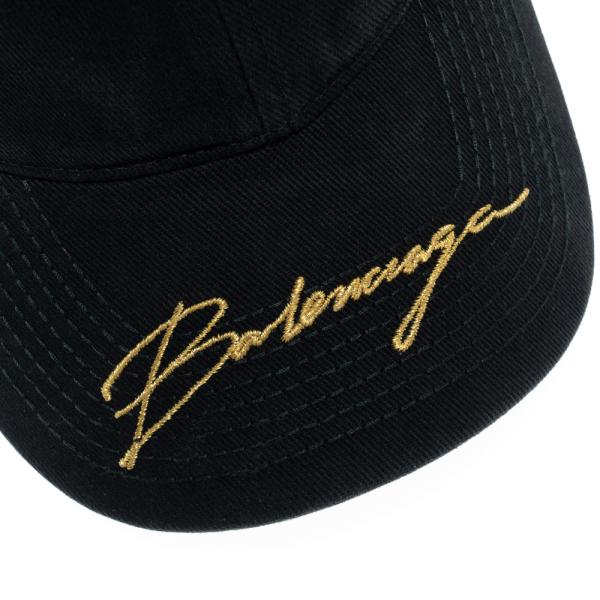 バレンシアガ BALENCIAGA 帽子 キャップ ロゴ メンズ レディース 592992 310b2 1080 ブラック balenciaga L  56-62cm Mサイズ相当 ユニセックス 男女兼用