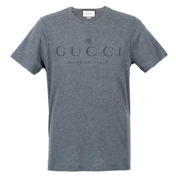グッチ Tシャツ Sサイズ GUCCI ロゴ 441685 K3A80 1200 グレー 