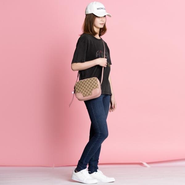 グッチ GUCCI グッチアウトレット GG柄 キャンバス/ピンク ショルダー