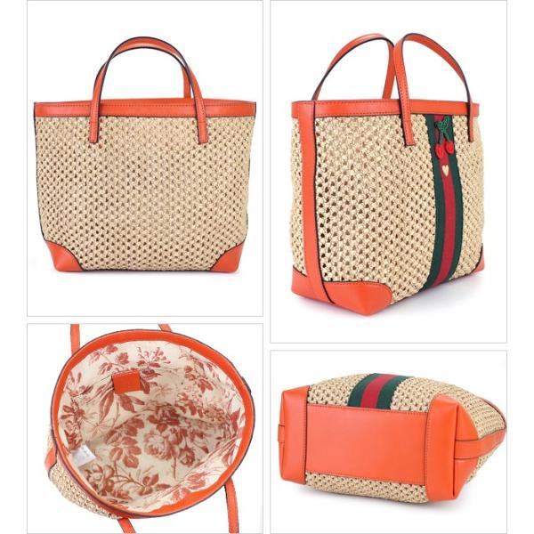 グッチ キッズライン トートバッグ Gucci Kids ラフィア ウェブ ベージュ オレンジ さくらんぼ ハート Buyee 日本代购平台 产品购物网站大全 Buyee一站式代购 Bot Online