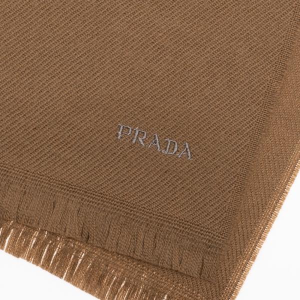 プラダ マフラー メンズ ブラウン系 Prada ウール Usc135 S112 37w 45 150cm イタリア製 送料無料 新品 正規品 ギフト プレゼント 小物 Bpbd Jatengprov Go Id
