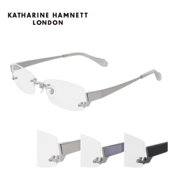 KATHARINE HAMNETT KH9049 アンダーリム 眼鏡 - サングラス
