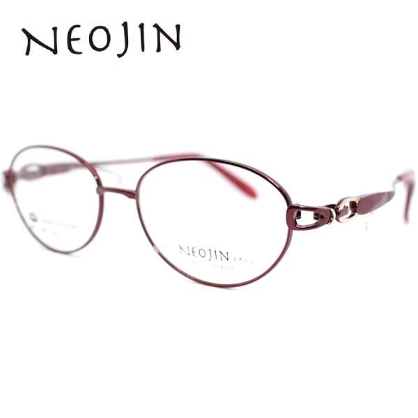 鼻パッドのないメガネ ネオジン おしゃれ NJ2244 NEOJIN 度付きレンズ