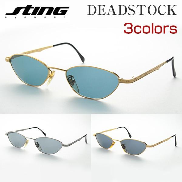 STING DS-4070 サングラス Made in Italy 細い ケース付 レアもの 年代 