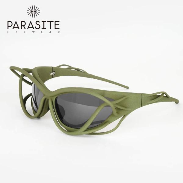 メガネフレーム パラサイト PARASITE FORM CLEAR KHAKI 64サイズ