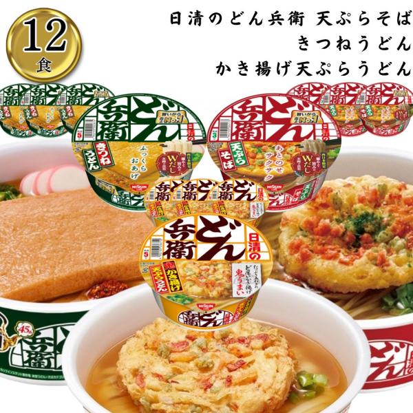 カップ麺 箱買い カップラーメン 1ケース 日清 どん兵衛 12食 カップうどん ポイント消化 利用