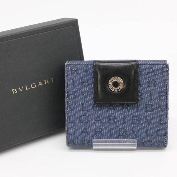 新品同様‼️ ブルガリ　BVLGARI 財布　二つ折り　折り財布　ロゴマニア 新品同様‼️ ブルガリ BVLGARI 財布 二つ折り 折り財布 ロゴマニア