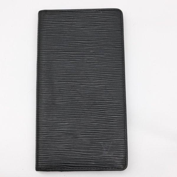 正規品販売! LOUIS VUITTON エピ ポルトカルトクレディ 黒 札入れ