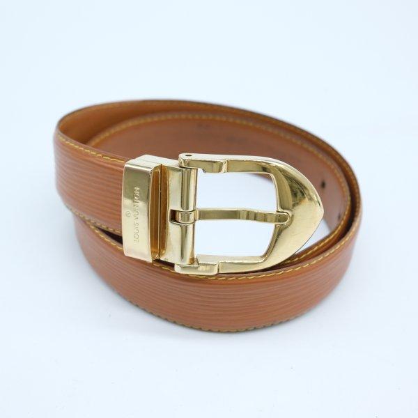 Louis Vuitton ルイ ヴィトン エピ サンチュール クラシック ゴールド金具 R ケニアブラウン レザー メンズ ベルト 2253 ブランド買取販売src 通販 Yahoo ショッピング