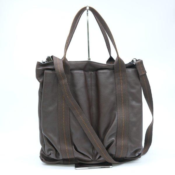 HERMES エルメス キャラバン ヴェルティカル MM ビジネス トートバッグ  