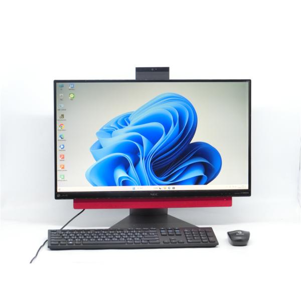 2018年モデル 一体型パソコン NEC LaVie DA770/K　 Win11H 23.8インチ フルHD Core i7 8550U　 1.8GHZ　メモリ8GB 　新品SSD512GB　MSOffice搭載　管L210