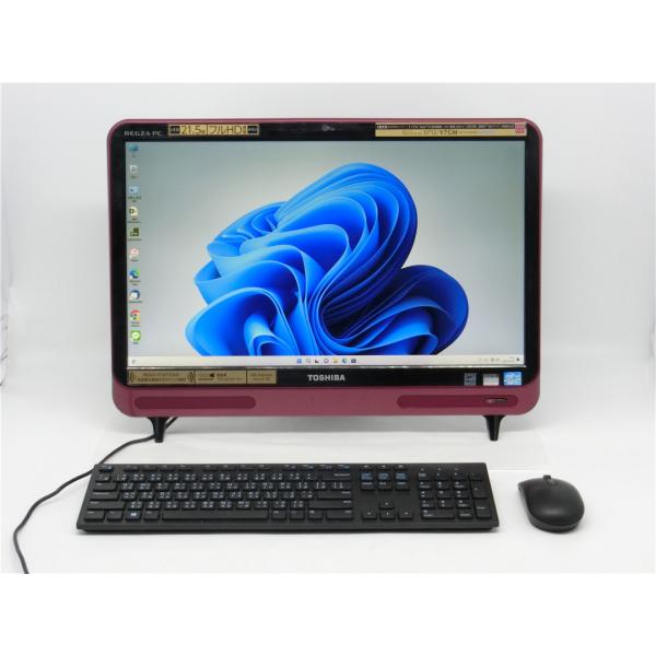 TOSHIBA REGZA PC Wi11core i7 SSD美品 REGZA WEBカメラ/中古/WIN11/新品SSD512/8GB/21型ワイドフルHD一体型