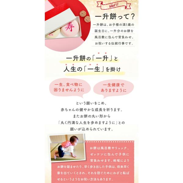 送料無料一升餅セット1歳誕生日お祝い一升餅セット一生餅背負い餅1歳お祝い名前入り風呂敷踏み餅餅踏み選び取りカード 代購幫