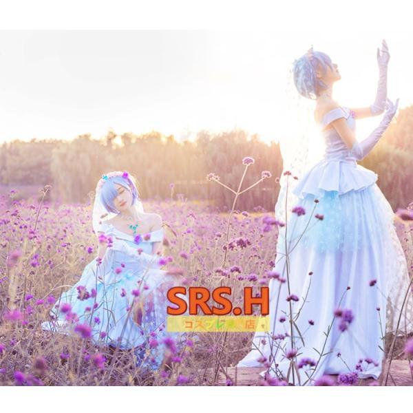 Re ゼロから始める異世界生活 ラム レム ウェディングドレス コスプレ衣装 コスチューム アニメ 変装 アイテムセット イベント パーティー Buyee Buyee Japanese Proxy Service Buy From Japan Bot Online