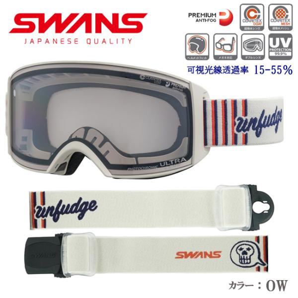 スノーゴーグル スワンズ SWANS RACAN メガネ対応 ダブルレンズ