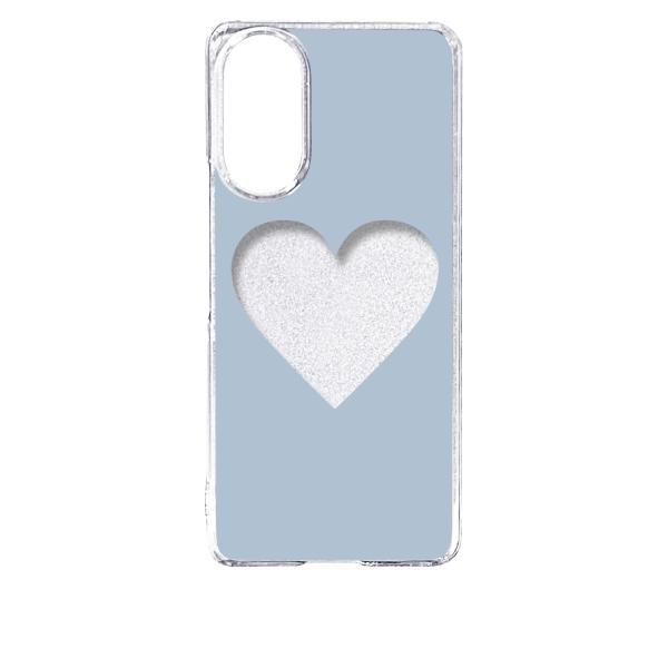 あんしんファミリースマホ A303ZT クリア ハードケース (ブルー