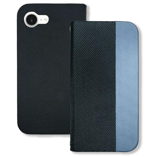 claud iPhone17e用ケース type2 コンチョ無し iPhone17e アイフォン17e 対応 手帳型 スマホケース (ブラック) ベルト