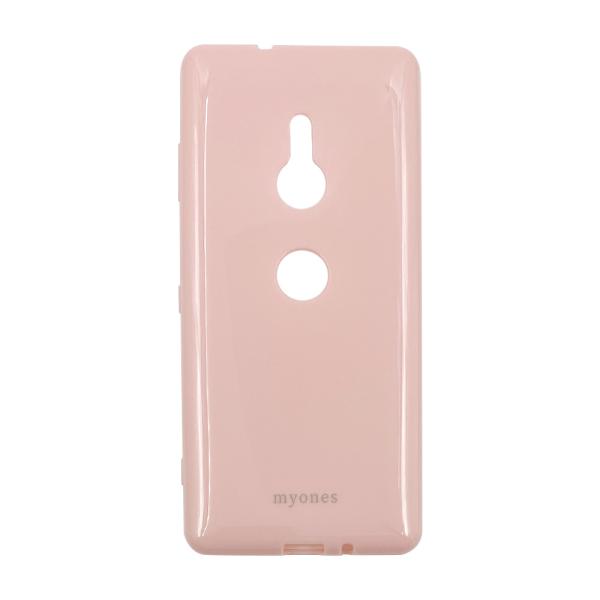 Xperia XZ3 SO-01L SOV39 エクスぺリアXZ3 ケース TPU (くすみピンク) myones シリコン ソフト カバー ニュアンスカラー スマホケース