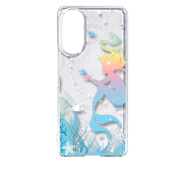 イニシャル♡マーメイド✨キラキラ カラフル 人魚 名入れ iPhoneケース ss-link_cl-a303zt-205