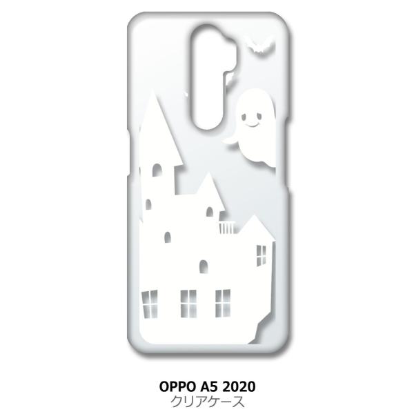 OPPO A5 2020 a52020 �N���A �n�[�h�P�[�X ���΂� �S�[�X�g ���� �i�z���C�g�j �J�o�[ �W���P�b�g �X�}�[�g�t�H�� �X�}�z�P�[�X