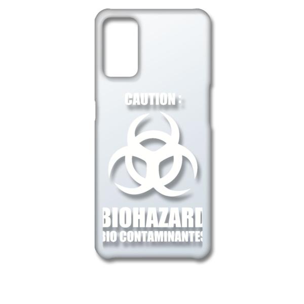 OPPO A55s 5G �I�b�| �N���A �n�[�h�P�[�X �o�C�I�n�U�[�h BIOHAZARD ���S �i�z���C�g�j �J�o�[ �W���P�b�g �X�}�[