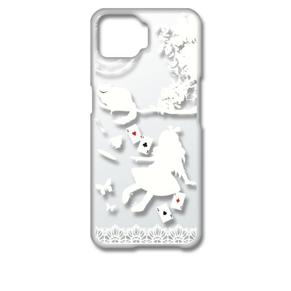 OPPO A73 �I�b�| �N���A �n�[�h�P�[�X Alice in wonderland(�z���C�g) �A���X �L �g�����v �A�C�t�H�� �n�[�h