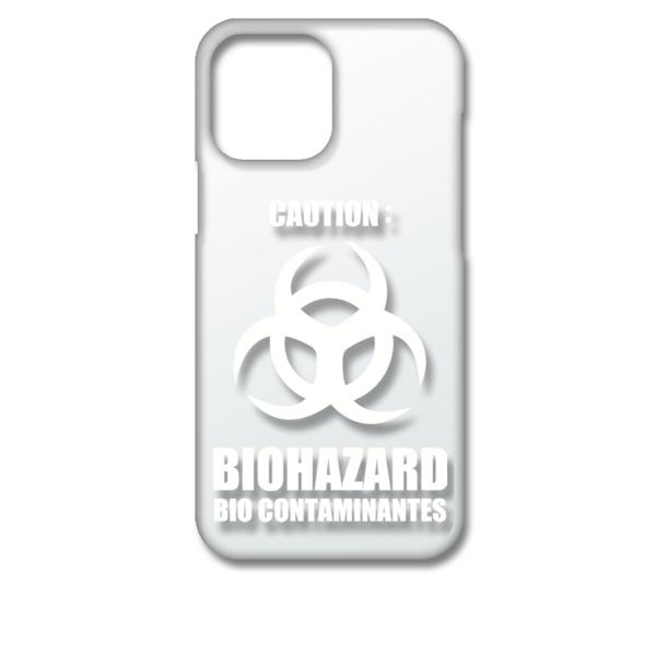 iPhone13 Pro Max �A�C�t�H��13�v���}�b�N�X �N���A �n�[�h�P�[�X �o�C�I�n�U�[�h BIOHAZARD ���S �i�z���C�g�j �J�o�[ �W���P�b�g �X�}�[
