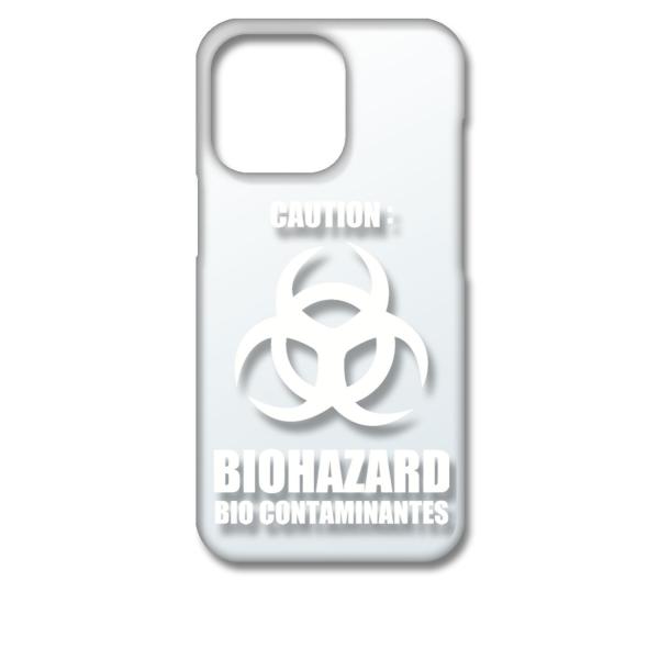 iPhone13 Pro �A�C�t�H��13�v�� �N���A �n�[�h�P�[�X �o�C�I�n�U�[�h BIOHAZARD ���S �i�z���C�g�j �J�o�[ �W���P�b�g �X�}�[