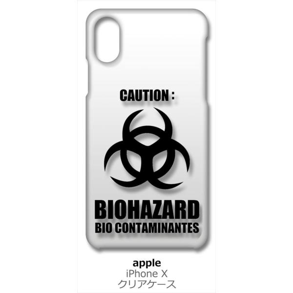 iPhone X / iPhone XS Apple �A�C�t�H�� �N���A �n�[�h�P�[�X �o�C�I�n�U�[�h BIOHAZARD ���S �X�}�z �P�[�X �X�}�[�g�t�H�� �J�o�[ �J�X