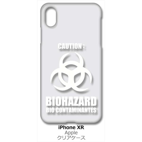 iPhone XR Apple �A�C�t�H�� iPhoneXR �N���A �n�[�h�P�[�X �o�C�I�n�U�[�h BIOHAZARD ���S �i�z���C�g�j �J�o�[ �W���P�b�g �X�}�[�g�t�H�� �X�}�z�P�[�X