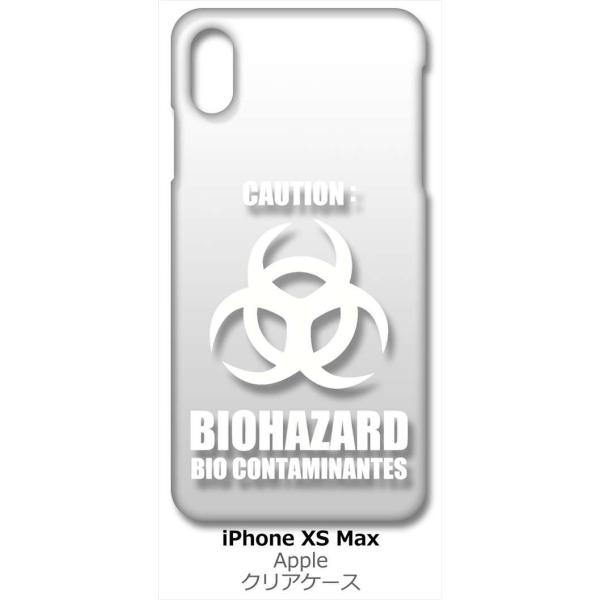 iPhone XS Max Apple docomo au softbank �N���A �n�[�h�P�[�X �o�C�I�n�U�[�h BIOHAZARD ���S �i�z���C�g�j �J�o�[ �W���P�b�g �X�}�[�g�t�H�� �X�}�z�P�[�X