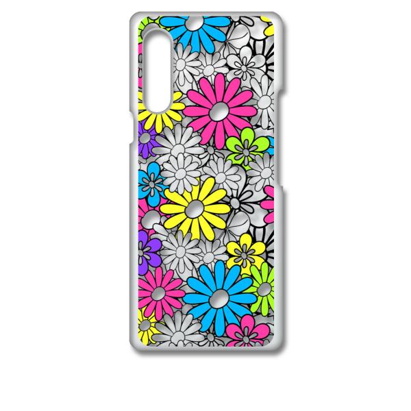 LG VELVET L-52A �G���W�[�x���x�b�g �N���A �n�[�h�P�[�X �ԕ��A�E�g���C��(�u���b�N/�}���`) �t�����[ �J���t�� �X�}�z �P�[�X