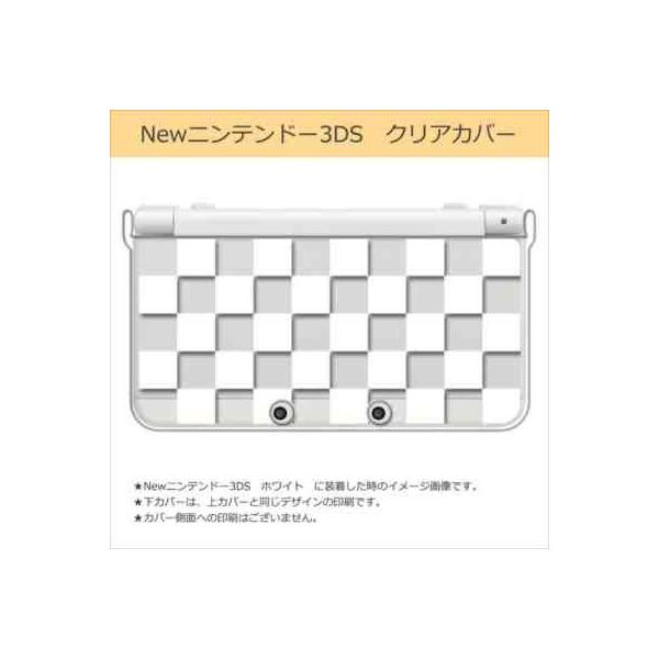 New �j���e���h�[ 3DS �N���A �n�[�h �J�o�[ �u���b�N�`�F�b�N(�z���C�g) �s��