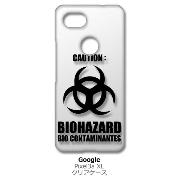 pixel3aXL Pixel 3a XL �N���A �n�[�h�P�[�X �o�C�I�n�U�[�h BIOHAZARD ���S �X�}�z �P�[�X �X�}�[�g�t�H�� �J�o�[ �J�X