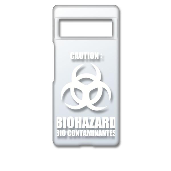Google Pixel 6 Pro �s�N�Z��6�v�� �N���A �n�[�h�P�[�X �o�C�I�n�U�[�h BIOHAZARD ���S �i�z���C�g�j �J�o�[ �W���P�b�g �X�}�[