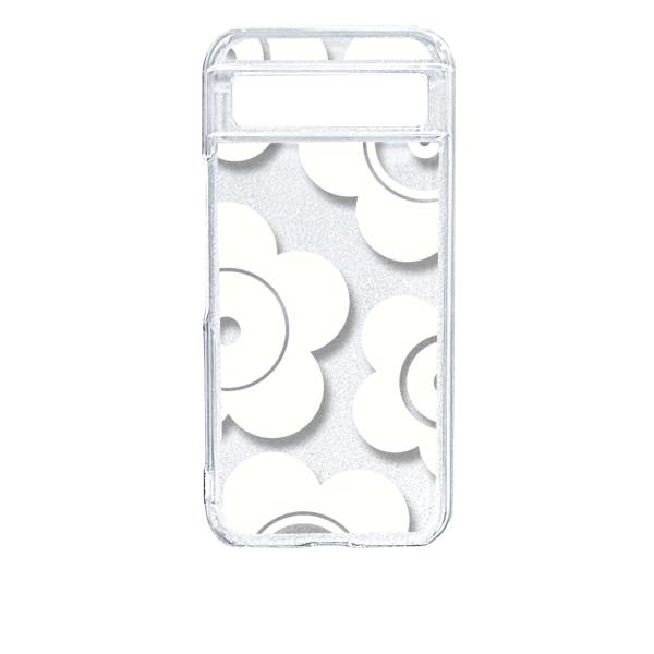 Google Pixel ピクセル 8a ホワイト ケース付き Google Pixel 8a ピクセル8a クリア ハードケース t026-ホワイト